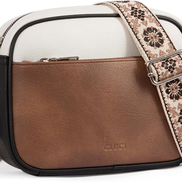 Crossbody Bags for Women, Vegan Leather Shoulder Handbags，Purses for Women with - Picture 1 of 9